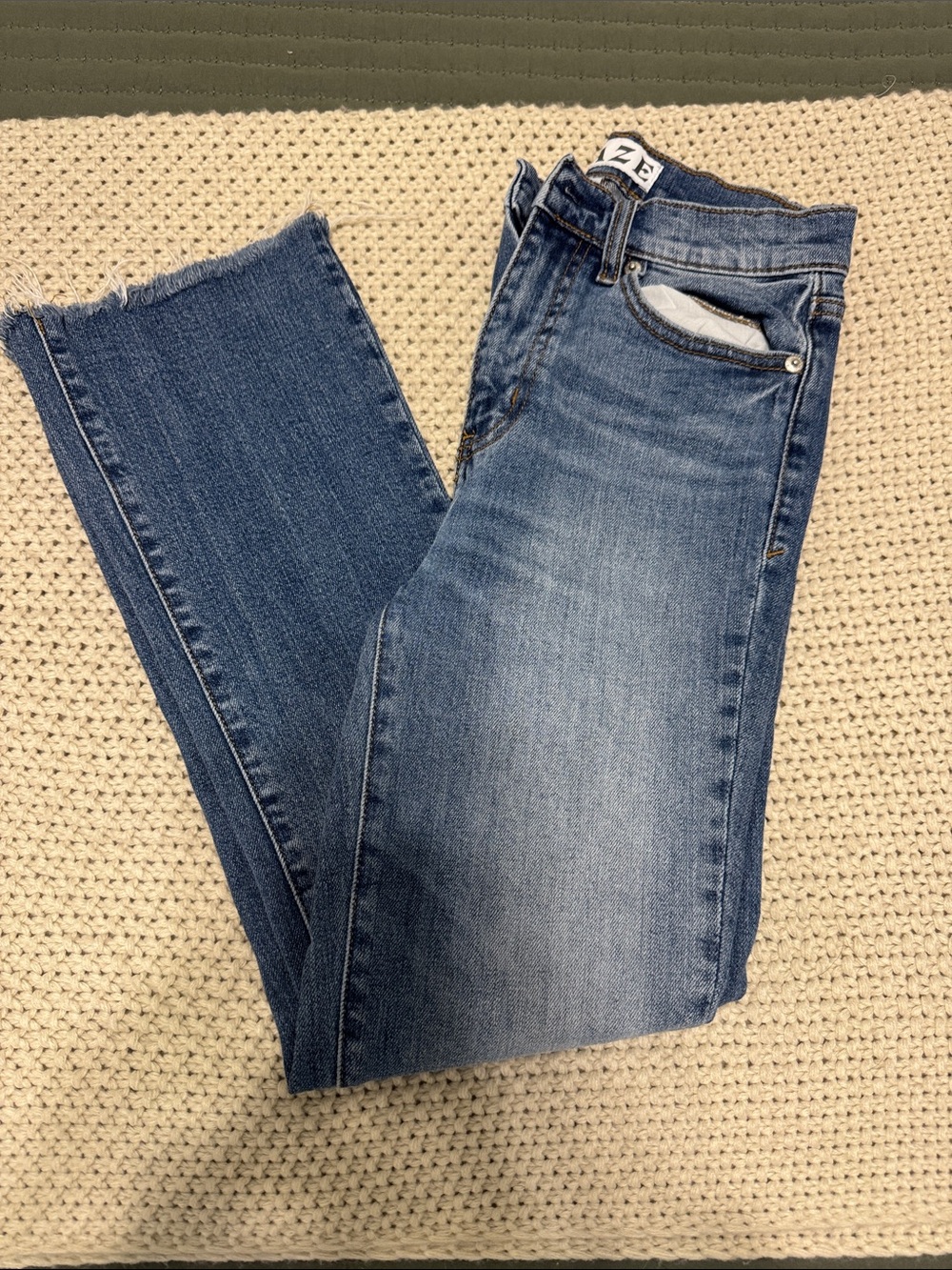 Daze Women’s Blue Straight-Leg Jeans